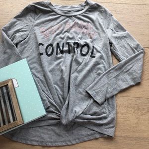 Art Class gray long sleeves #no selfie control M